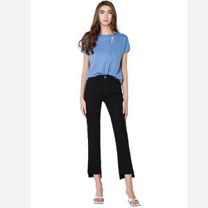 FRAME DENIM Film Noir Le High Straight Raw Stagger Jeans Size 31